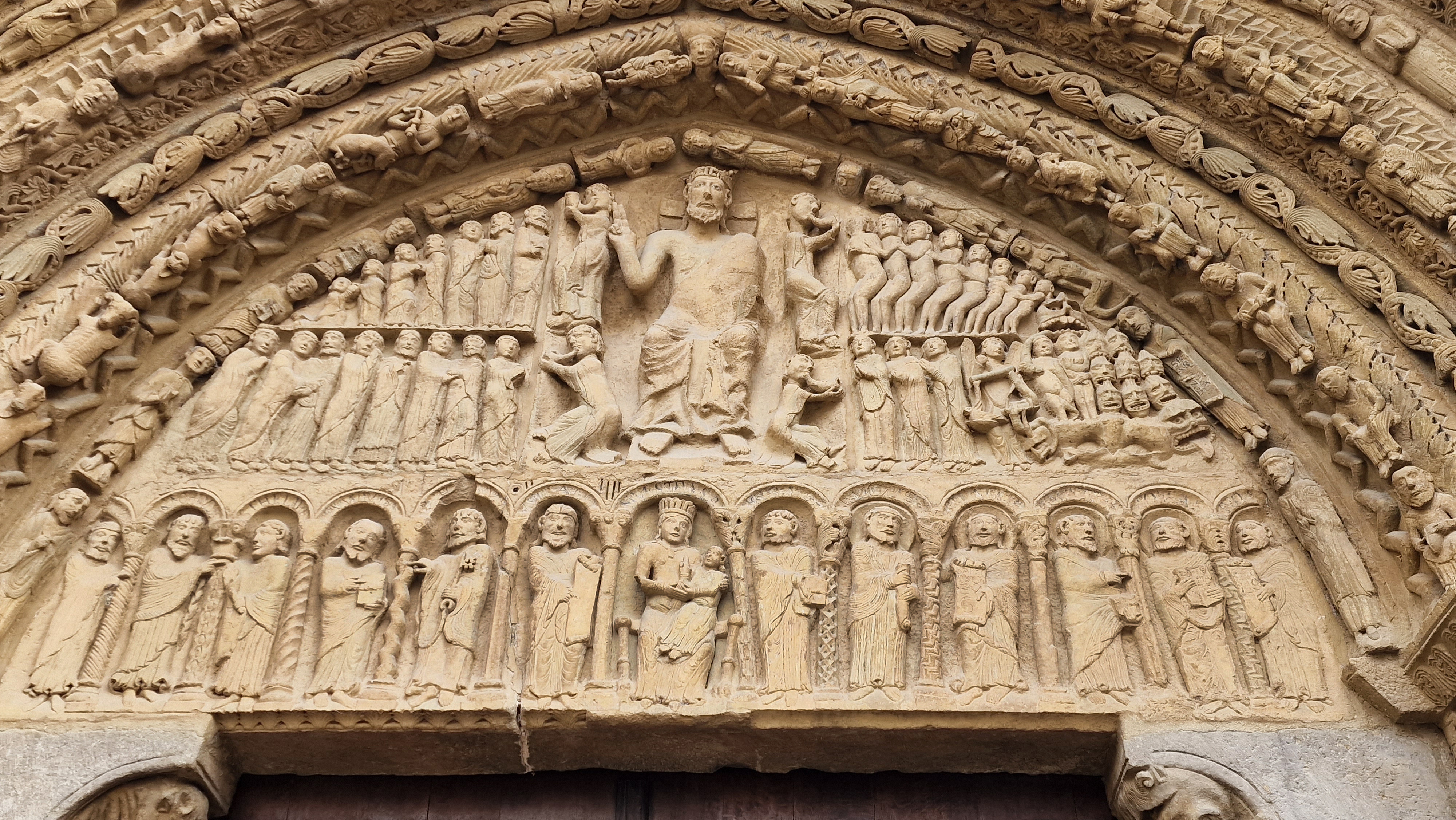 Portada de Santa María la Real de Sangüesa
